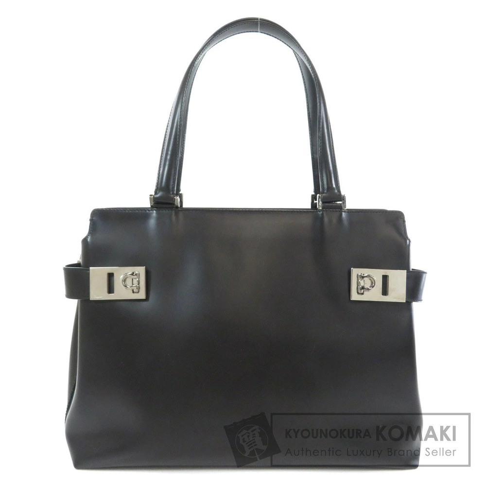 Salvatore Ferragamo Gancini Handbag Leather